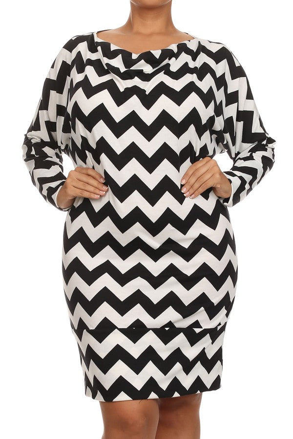 blue dress for baby girl Barbie™ x Aille Design: Classic Chevron Dress