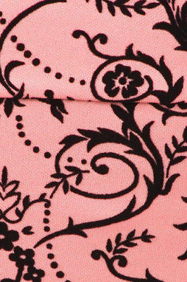Skirt Floral Pencil Mint Pink White High Waist Stretch Textured Flower