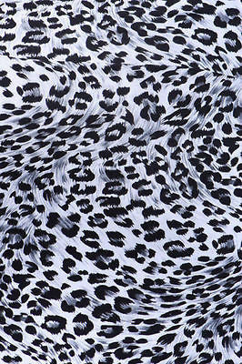 Sexy Club Party Gray Wild Leopard Animal Print Foldover Waist Mini Skirt