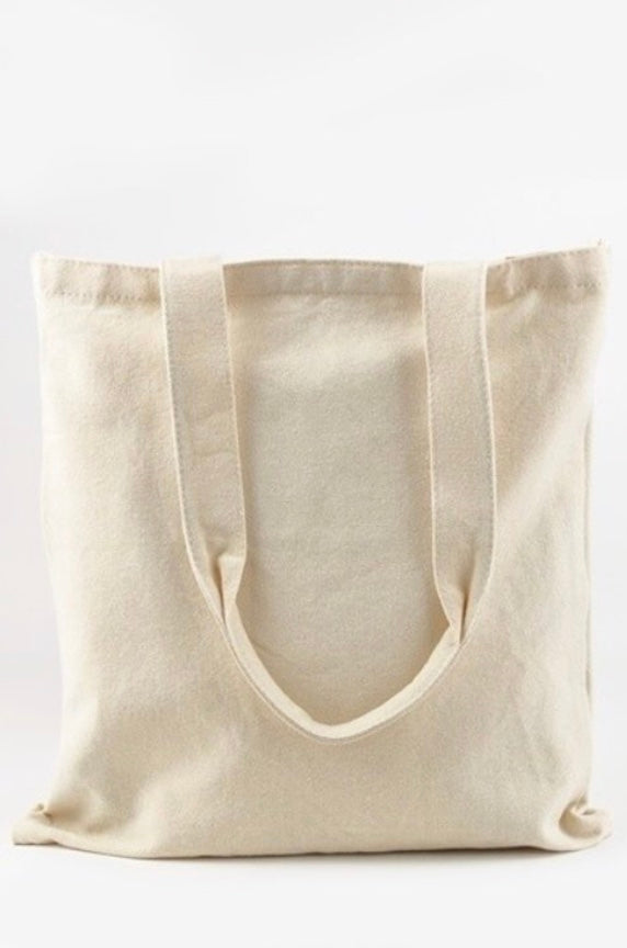 Come with me to the Sea Glittery Mermaid Natural Canvas Tote Shoulder Bag