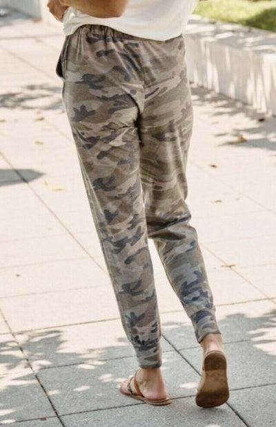 Army Camo French Terry Casual Jogger Casual Lounge Pants Womens
